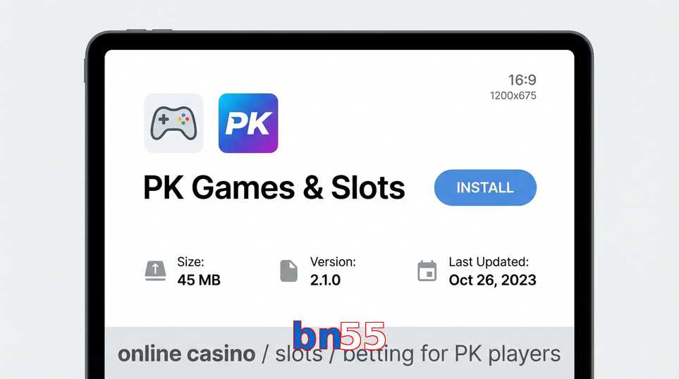 Game list for Bn55 gameapk section