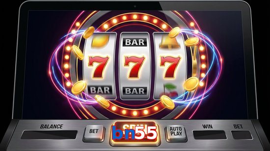 Main screen of Bn55 slots page for PK players